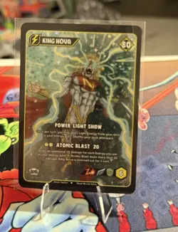 Dead World TCG King Nova 118/116 DEMO EDITION Holo Secret Rare Card 2024 - Image 3