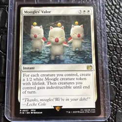 Moogles' Valor Final Fantasy Regular Rare NM - Image 1