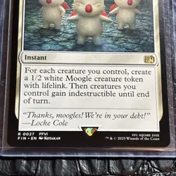 Moogles' Valor Final Fantasy Regular Rare NM - Image 3