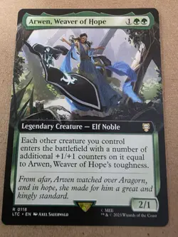 Arwen, Weaver of Hope - Regular (Extended Art) The Lord of the Rings - Mtg - Image 1