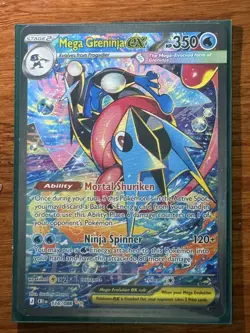 Mega Greninja EX 116/086 CRI English Holo Pokemon TCG Chaos Rising - Image 1