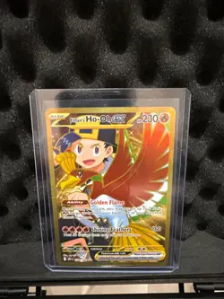Ethan's Ho-Oh EX 239/182 Sv10: Destined Rivals Holo Hyper Gold Pokemon TCG - Image 1