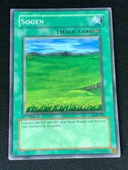 YUGIOH SOGEN LOB-049 1ST COMMON (NM) NA PRINT - Image 1