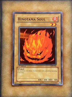Yugioh Hinotama Soul LOB-026 Common 1st Ed North American NM - Image 1