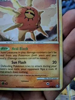 Solrock 9/102 - HGSS Triumphant - Holo Rare Pokemon Card - P4CK FRESH - Image 4