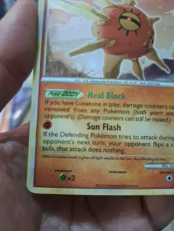 Solrock 9/102 - HGSS Triumphant - Holo Rare Pokemon Card - P4CK FRESH - Image 5