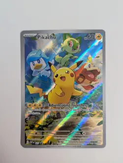 Pikachu 027 Sv: Scarlet & Violet Promo Cards Holo NM Condition - Image 1