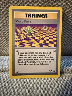 Warp Point 126/132 Gym Challenge - Common Pokemon Card - Image 1