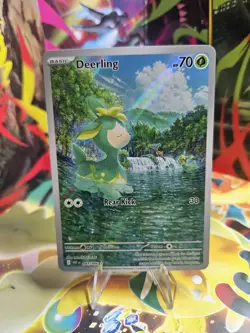 Deerling 091/086 Illustration Rare Pokemon SV: WHITE FLARE Pokemon Card TCG - Image 1