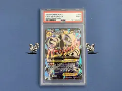 Pokemon TCG M Mewtwo EX 159/163 XY Breakthrough Full Art PSA 9 Pokemon Card - Image 1