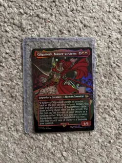 MTG - Gilgamesh, Master-at-Arms - FOIL Borderless - Final Fantasy - FIN 0338 - Image 1