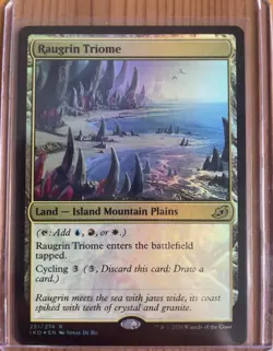 MTG Raugrin Triome #251/274 Foil Rare Ikoria: Lair of Behemoths (IKO) - Image 1