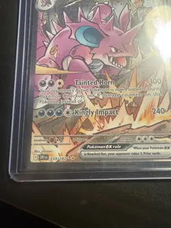 Pokemon Destined Rivals Team Rocket's Nidoking Ex 233/182 English SIR - Image 3