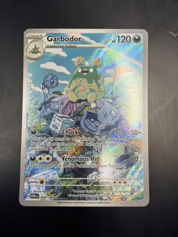Garbodor 204/182 Paradox Rift Pokemon Illustration Rare NM - Image 1