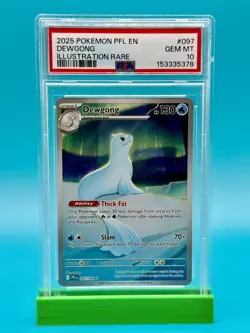 PSA 10 - 2025 Pokemon PFL Dewgong IR #97 - Image 1
