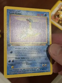 2000 Pokemon TCG FRENCH 1st Edition Fossil Lokhlass-Lapras 25/62 EX-MT Non Holo - Image 4