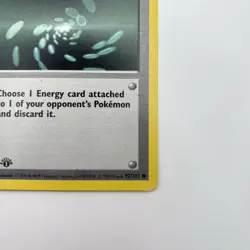 Energy Removal 92/102 1st Edition Base MP Common WOTC Pokemon TCG Vintage Single - Image 5
