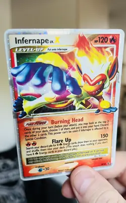 Pokemon TCG - Infernape LV.X DP10 Holo Black Star Promo - Diamond & Pearl 2007 - Image 1