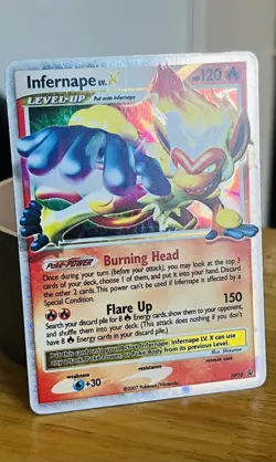 Pokemon TCG - Infernape LV.X DP10 Holo Black Star Promo - Diamond & Pearl 2007 - Image 4