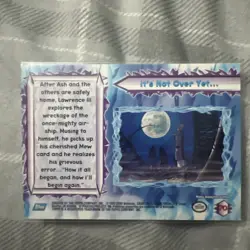 Pokemon The Movie 2000 Topps TCG It's Not Over Yet #70 Non-Holo Mew - Image 2