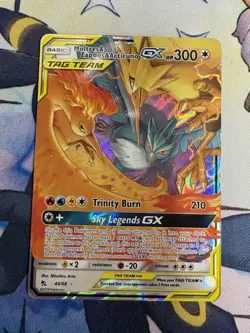 Pokemon Moltres&Zapdos&Articuno GX TAG TEAM Ultra Rare Holo 44/68 Hidden Fates - Image 1