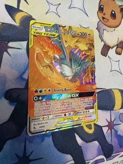 Pokemon Moltres&Zapdos&Articuno GX TAG TEAM Ultra Rare Holo 44/68 Hidden Fates - Image 2