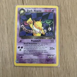 Pokemon TCG - Dark Hypno 26/82 - Team Rocket - Non Holo Rare Card WOTC NM - Image 1