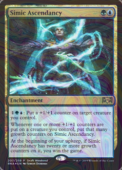 Foil Simic Ascendancy - Ravnica Allegiance Promos | MTG Card - Image 1