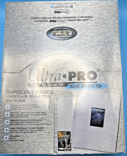 100 9-POCKET Ultra Pro Card Pages Sheets Binder For Sports & Gaming Cards 74427814427 - Image 1