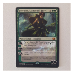 Wizards of the Coast Freyalise Llanowar's Fury Mythic Commander 2014 Green - Image 1