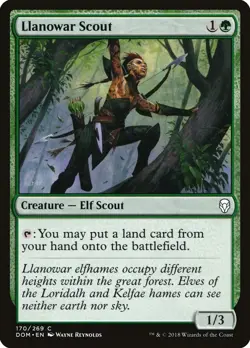 NM - Llanowar Scout [DOM - 170] Dominaria - Image 1