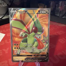 Pokemon TCG BRILLIANT STARS FLYGON V FULL ART 164/172 - Image 1