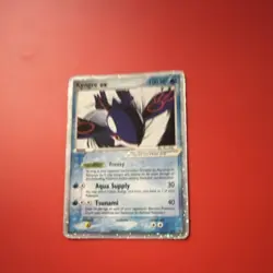 Pokemon Kyogre ex 037 Nintendo Promo Holo EX Basic 100 HP TCG Card 2006 - Image 2