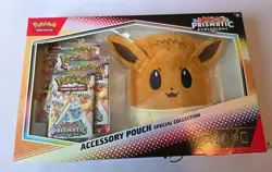 Pokemon TCG Scarlet & Violet Prismatic Evolutions Accessory Pouch - New & Sealed - Image 1