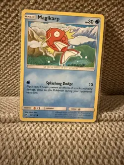 MAGIKARP 2017 Pokemon Burning Shadows Common POKEMON 32/147 - Image 1