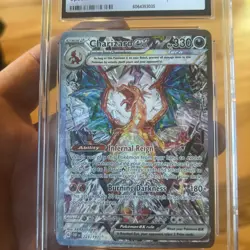 2023 Pokemon Obsidian Flames Charizard Ex #223 CGC 9 Special Illus. Rare - Image 3