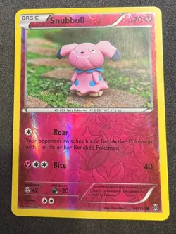 Snubbull 98/162 Common BREAKthrough Pokemon Reverse Holo 2015 - Image 1