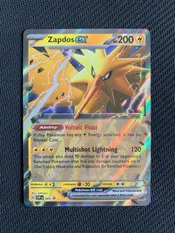 Pokemon TCG: 151 Zapdos ex SVP049 Black Star Promo - NM/M - Image 1