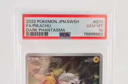 PSA 10 GEM MINT Pokemon Card Pikachu 073/071 CHR s10a Dark Phantasma Japanese - Image 2