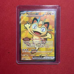 Meowth ex 107/088 Ultra Rare Perfect Order Pokemon Near Mint - Image 1