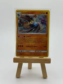 Pokemon TCG 2017 SM Black Star Promos Lucario Holo SM54 - Image 1
