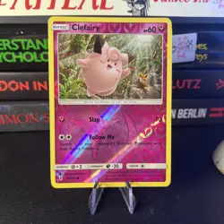 Pokemon - Clefairy 88/145 - Guardians Rising - Reverse Holo - LP - Image 1