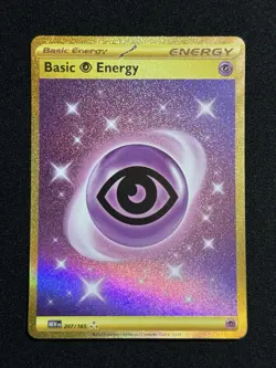 Pokemon SV: Scarlet & Violet 151 | Basic Psychic Energy | 207/165 | NM Holo - Image 1