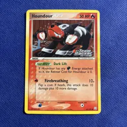 Houndour EX Team Rocket Returns 60/109 Reverse Holo Stamped 2004 Pokemon LP - Image 1