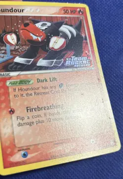 Houndour EX Team Rocket Returns 60/109 Reverse Holo Stamped 2004 Pokemon LP - Image 4