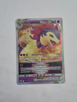 Hisuian Typhlosion VSTAR 054/189 Holo VSTAR Rare Astral Radiance Pokemon Holo NM - Image 1