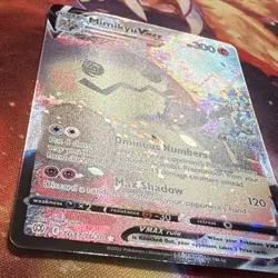 MINT condition! Pokemon Mimikyu VMAX TG17/TG30 Brilliant Stars TG Holo UR 300 - Image 5