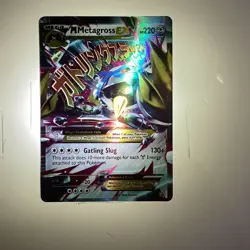 Pokemon M Metagross EX Promo Holo Jumbo XY35 220 HP Gatling Slug Card - Image 1