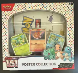 2 Pokemon 151 Poster Collection Poster & Promo Cards -No Packs) In Original Box 820650853166 - Image 1