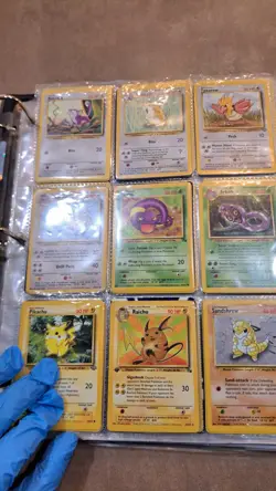 Nearly Completely original pokedex with first movie cards included - Image 5